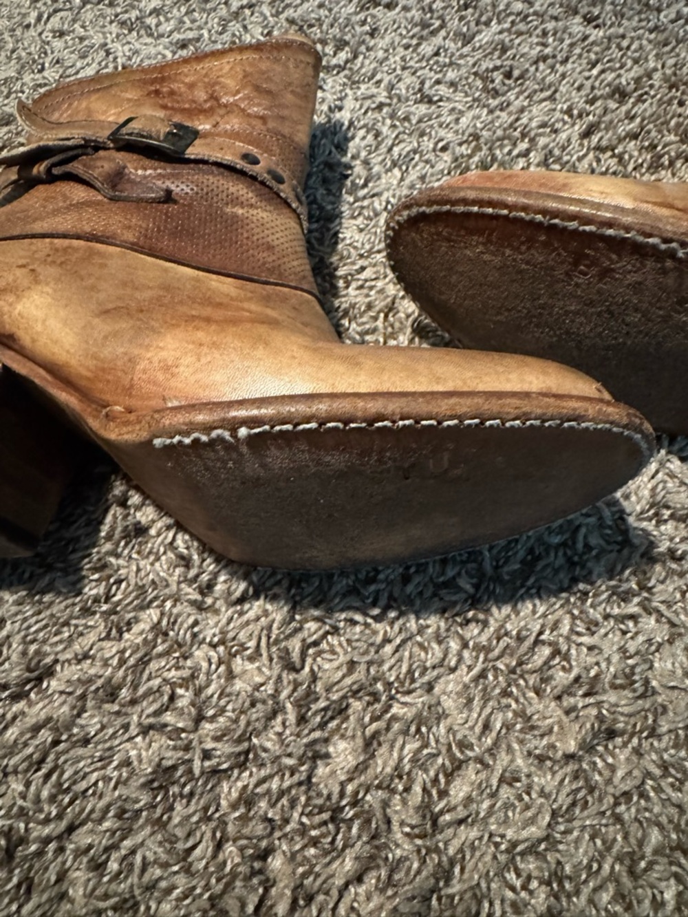 Bed Stu Women's Rowdy Leather Booties 8.5 - Picture 4 of 6